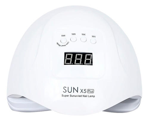 Secador De Uñas Uv Led 80w Sun X5 Plus Display Digital Bk