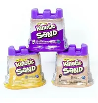 Comprar 3 Pack Arena Marca Kinetic Sand Arena Blanca, Café Y Morada.