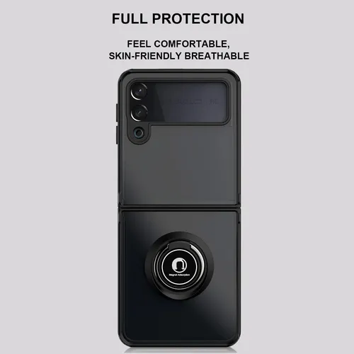 Tjs Compatible Con Samsung Galaxy Z Flip 3 5g Case, Metal