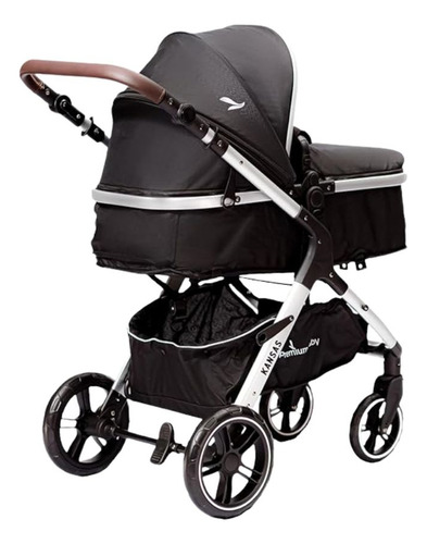 Carrinho Ts Kansas Com Base Silver/preto Premium Baby