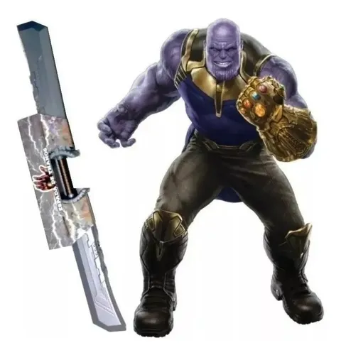 Espada De Thanos Doble De Plastico Asgard Jeg 1134 El Gato