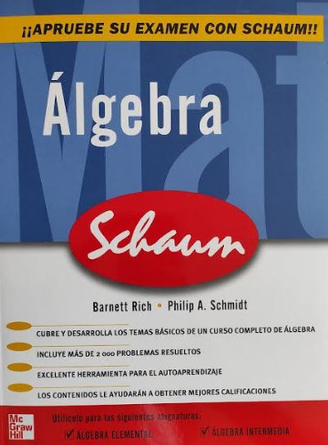 Algebra Schaum - Barnett Raymond