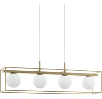 Comprar Eglo Vallaspra , Lámpara Colgante , 4 Focos, Acero, Color