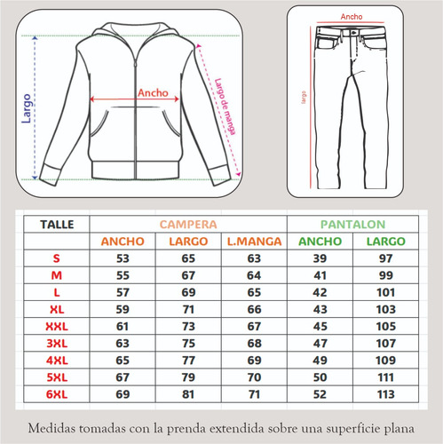 Conjunto Neopren Frizado Hombre Deportivo