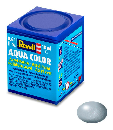 Revell Tinta Acrílica 36199 Aqua Color Alumínio Metálico