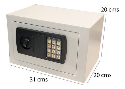 Caja Fuerte Digital Electronica De Seguridad Con Teclado Numerico + 2 Llaves