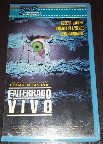 Enterrado Vivo Vhs Edgar Allan Poe Terror Horror Gore Bizarr