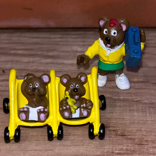 Littlest Pet Shop Mini Surprise Families - 3 Osos: 2 Bebés (Usado)