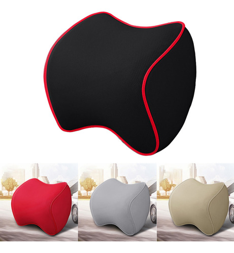 Cojin Soporte Cuello Y Lumbar Para Auto Almohada Memory Foam