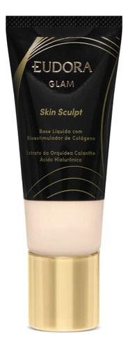 Base Líquida Skin Sculpt Semi Matte Glam Eudora Escolha Cor