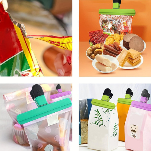 A, Clips Comida For Bolsas Clips Bocadillos Paquete 9
