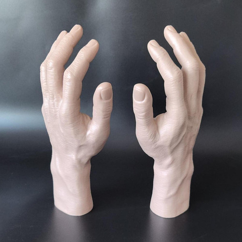 2 Manos Falsas De Halloween Con Simulación De Mano Masculina