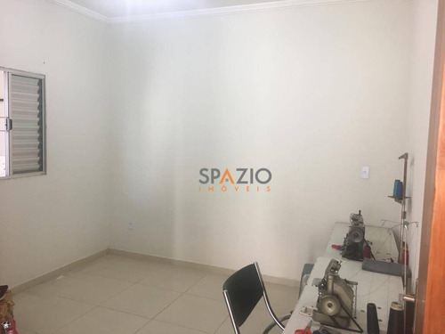 Imagem 2 de 9 de Casa Com 2 Dormitórios À Venda, 87 M² Por R$ 256.000 - Jardim Dona Regina Picelli - Rio Claro/sp - Ca0347