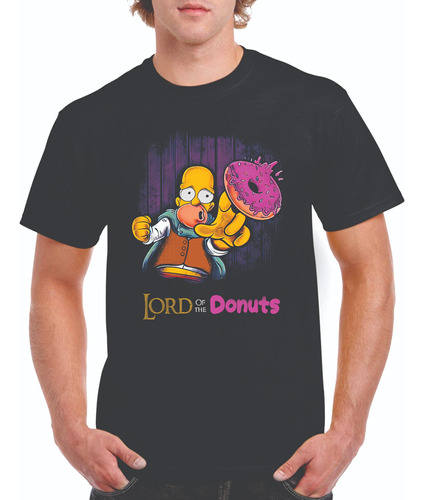 Playera - Homero Lord Of The Donuts Homer Donas  