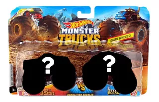 Hot Wheels Pack De 2 Carrinhos Monster Truck Surpresa Fyj64 Cor Colorido