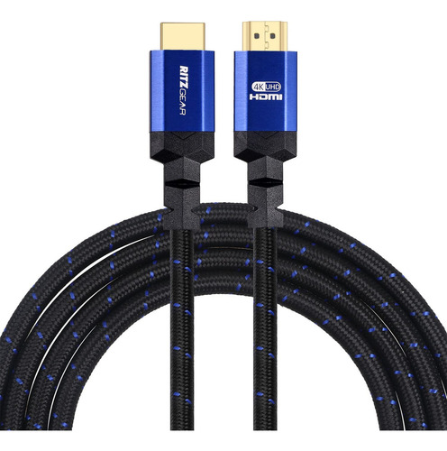 Cable Hdmi 2.0 4k De 2 Pies [paquete De 3] De Ritzgear. Cabl