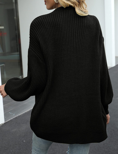 Sweater Cardigan Mujer Sueter Largo Mujer Sueter Tejido