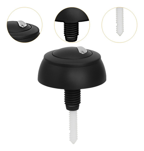 Accesorios De Baño Con Negro Con Plata 8,7 Cm X 5,8 Cm