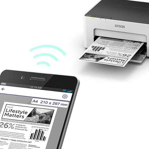 Impresora Epson Ecotank M1120 Wifi Sistema Continuo