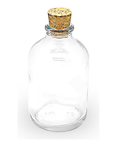 Frasco Difusor Botellita Vial 50 Cc Souvenirs Con Corcho X72