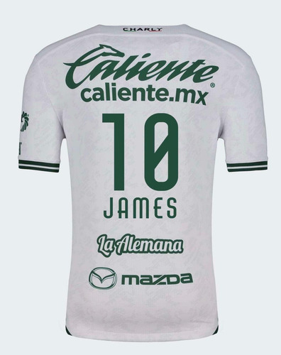 Jersey James #10 Visita Jugador Leon 2024/2025