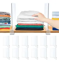 Comprar 12 Separadores De Estantes Acrílicos, Separadores De Estante