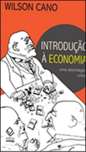 Introdução À Economia - 3ª Edição: Uma Abordagem Crítica, De Cano, Wilson. Editora Unesp, Capa Mole, Edição 3ª Edição - 2012 Em Português