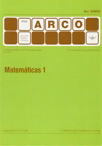 Matematicas 1 Mini Arco, De Aa.vv. Editorial Ferrer En Español