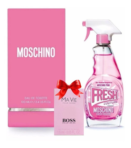 Fresh Pink Moschino 100ml Dama Original + Regalo