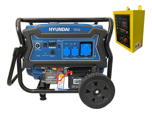 Generador Hyundai Bencinero 8300w Ats + Tablero Transf