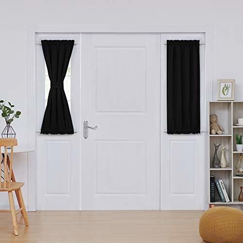 Deconovo Door Curtains Red Blackout Cortinas Para Navidad