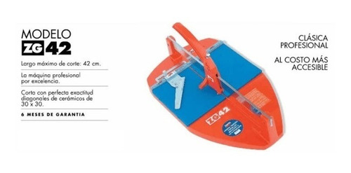 Cortadora Ceramicos Zonta 420 Mm Zonta Zg42