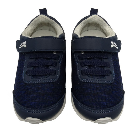 Imagem 5 de 6 de Tênis Infantil Ortopasso Jogging Menino Azul Marinho