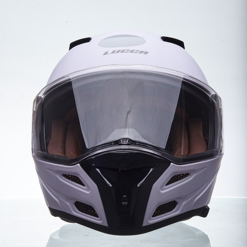 Imagem 6 de 10 de Capacete Lucca Rider One 1 Escamoteável Matt White + Nf-e