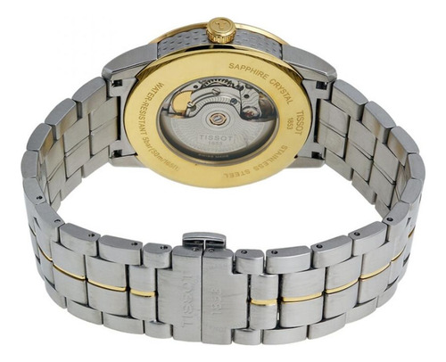 Reloj Tissot Hombre Powermatic 80 T0864072226100 Plateado Plateado Beige
