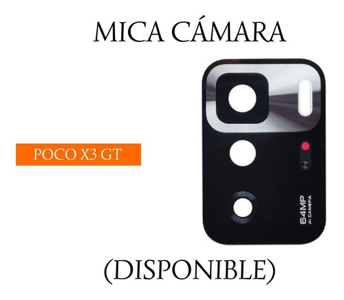 Mica Cámara Xiaomi Poco X3 Gt.