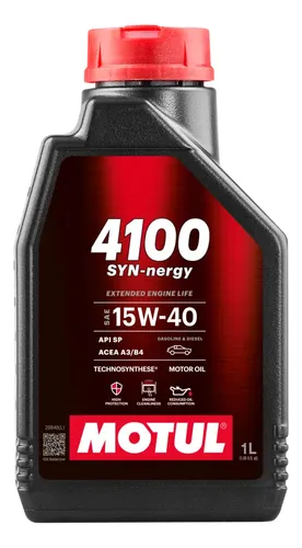 comprar Aceite Motul 4100 Syn-nergy 15w40 (1litro) Semi-sintetico
