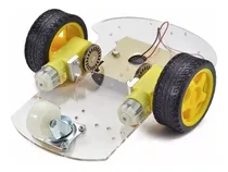 Comprar Kit Chasis Auto Robot Smart Car 4wd 2 Motores 3 Ruedas
