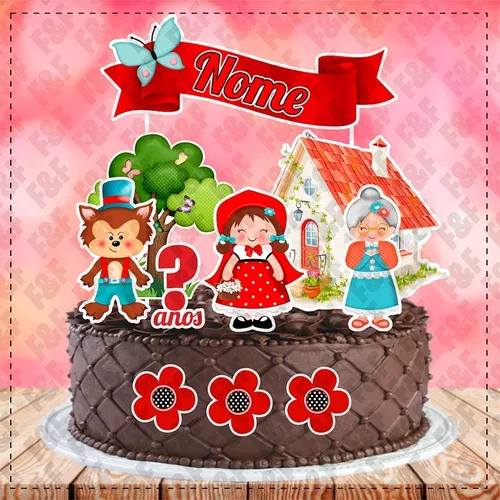 Bolo Chapeuzinho Vermelho Little Red Ridding Hood cake  Bolo da chapeuzinho  vermelho, Festa da chapeuzinho vermelho, Chapeuzinho vermelho