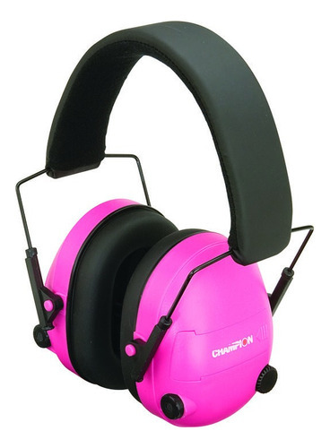 Orejeras De Protección Avanzada Electrónica 25 Db Champion ! Color Rosa