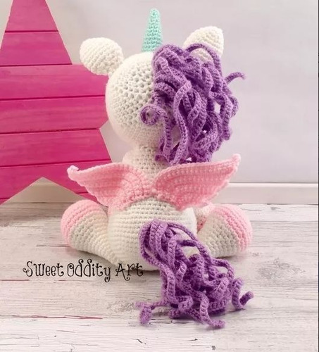 Patrón Crochet Amigurumi Unicornios 2x1 Inglés