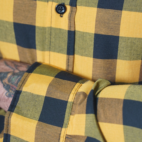 Camisa Escocesa - Cuadros - Hombre - Rojo Y Negro - Verano