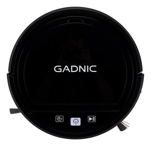Aspiradora Robot Gadnic Z2000 Conexión 2 Modos De Limpieza Color Negro