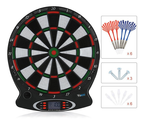 Imagen 6 de 9 de Dart - Dartboard Para Colgar (pantalla Lcd), Diseño De Tabl