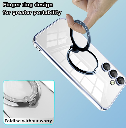 Para Samsung A56 Caja Transparente A36 A16 A06, S25u