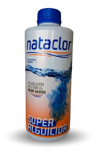 Imagen 1 de 3 de Super Alguicida Nataclor, Ideal Para Recuperar Agua Verde