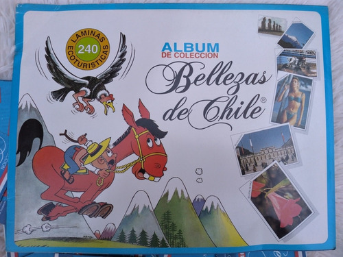 Álbum Bellezas De Chile Vacío + 50 Sobres/ Año:1994.