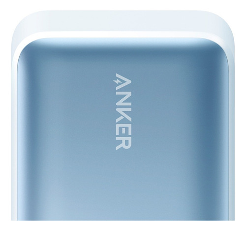 Power Bank Anker 533 10,000mah 30w Pd Negro Usb Dúo Color Celeste