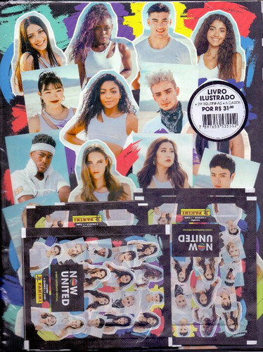 Libro Now United Album + 6 Envelopes De Editora Panini Pani