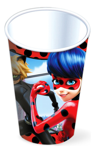 Vasos Decorados Ladybug 12pzas Artículo Fiesta Lbu0m1